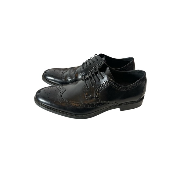 Stacy Adams Garrison Dress Shoes Mens 8.5 M Wing Tip Oxford Designer Career - Picture 2 of 7